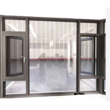 Incline e gire as janelas de vidro temperado com alumínio